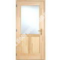 halbverglaste - Holz Eingangstür